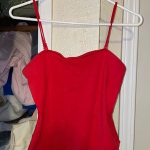 basic red body suit ❤️
